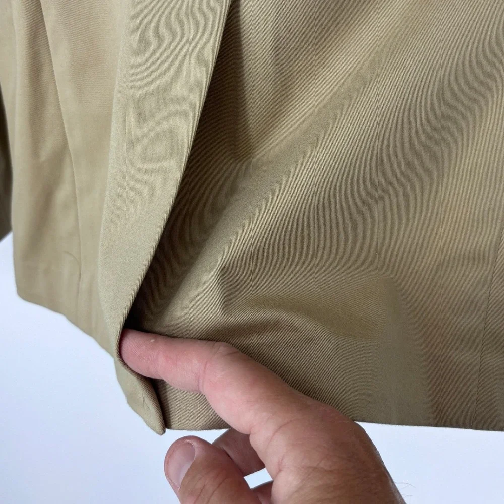 Polo Ralph Lauren Boys Blazer Sz 18 Tan Cotton Twill Sport Coat Jacket Preppy